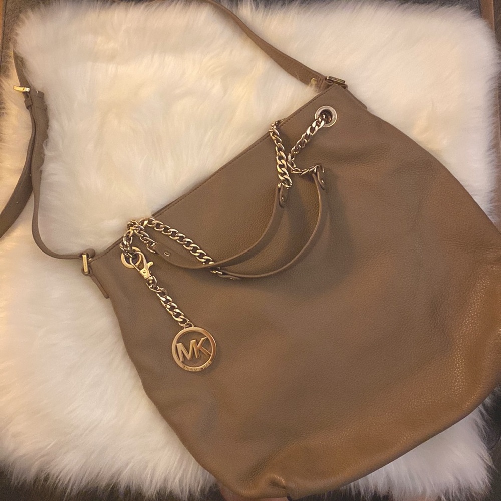 Michael kors large leather purse